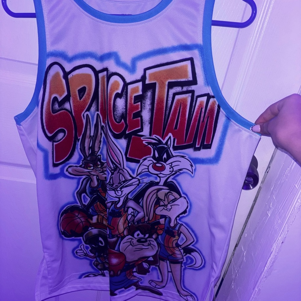 Space Jam Graphic Jersey Tank Top